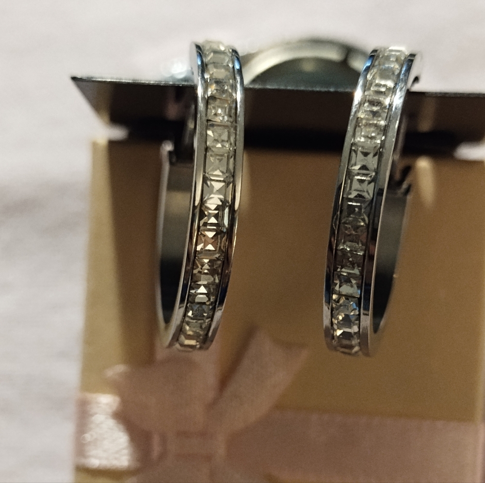 🇺🇸 Clearance 🇺🇸Elegant Stainless Steel Hoops